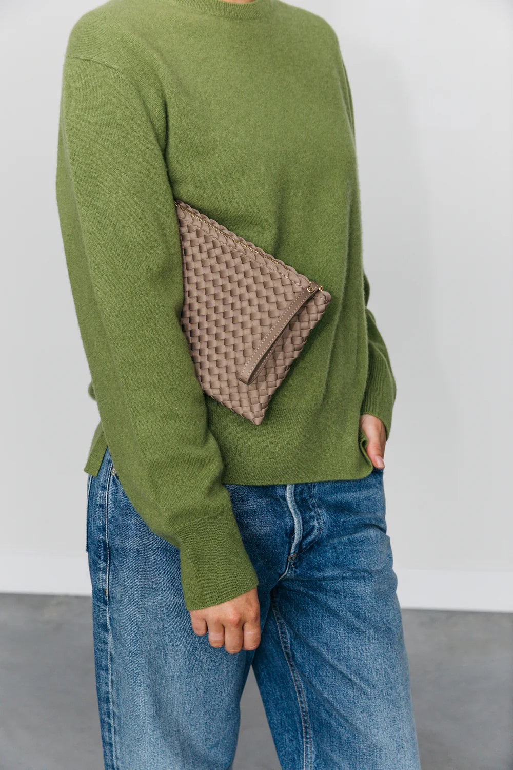 Image of Clutch taupe secret